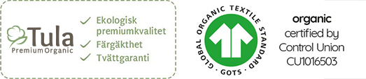 Våra ekologiska tyger Tula i premiumkvalitet hos tyg.se
